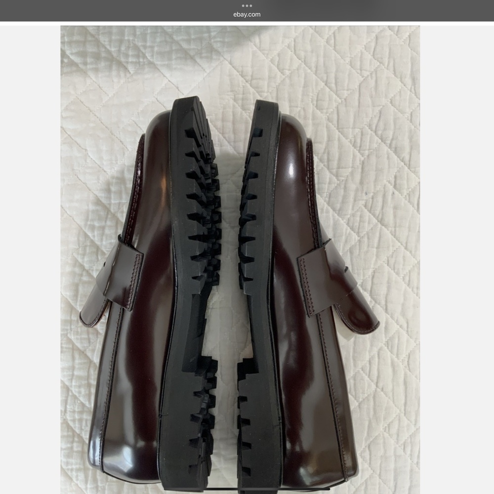 Thursday Boots Women's Penny Loafers - Burgundy, Size 11 (B104) - Picture 8 of 10